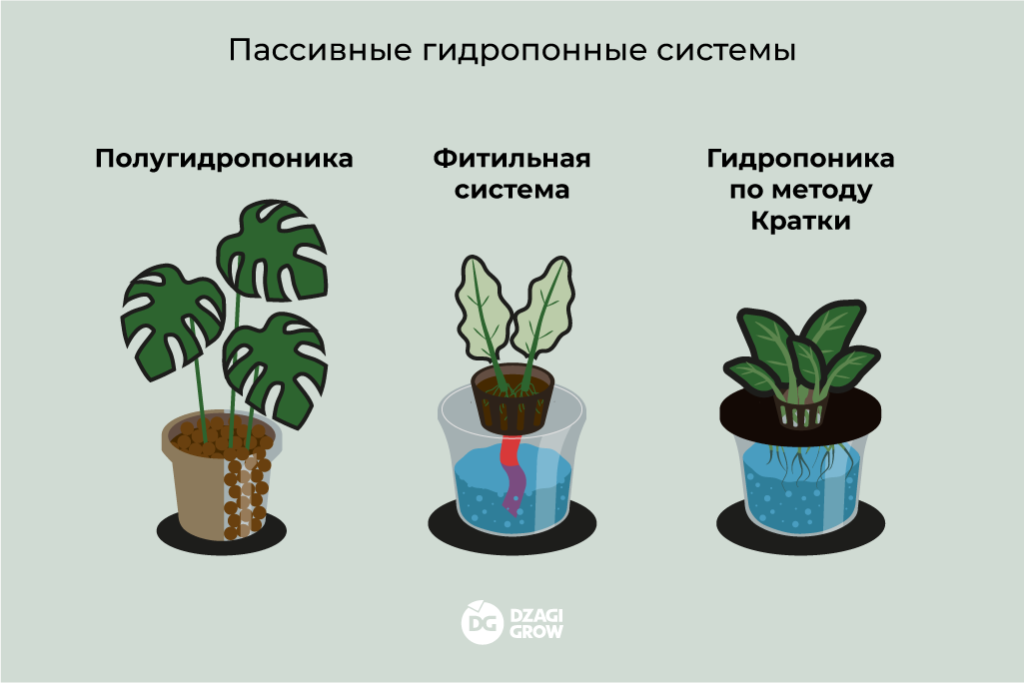 Пассивные гидропонные системы