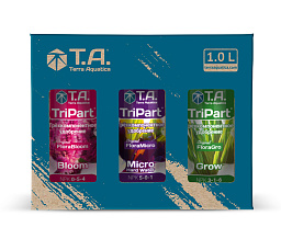 Terra Aquatica TriPart Set HW 1 л Набор удобрений минеральных для жёсткой воды Terra Aquatica TriPart Set HW 1 л Набор удобрений минеральных для жёсткой воды