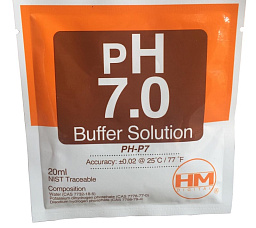 HM Digital pH 7.0 20мл Калибровочный раствор HM Digital pH 7.0 20мл Калибровочный раствор