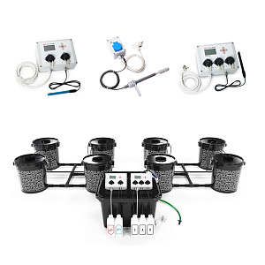 АкваПот E-MODE 8 + Регулятор pH  + Регулятор EC + SensiRoom LVL