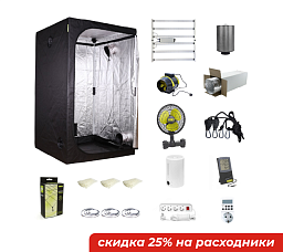 PROBOX BASIC 120 & GROW STAR LED Light Bar 650 Вт