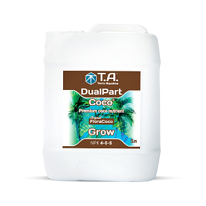 Terra Aquatica DualPart® Удобрение минеральное для кокосового субстрата "КокоГроу" 5 л (CocoGrow)