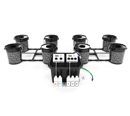 АкваПот E-MODE® 8 Гидропонная система с растворным баком (RWT), 290 л, 8 растений