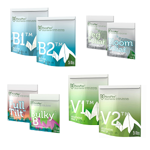 FloraFlex комплект удобрений и стимуляторов из 8 компонентов