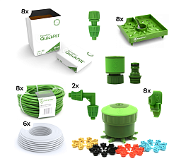 FloraFlex капельный полив на 8 растений с кокосовым субстратом Bag 3,6 л