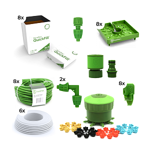 FloraFlex капельный полив на 8 растений с кокосовым субстратом Bag 3,6 л