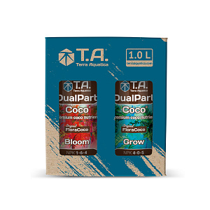 Terra Aquatica DualPart Coco Set 1 л Комплект удобрений минеральных Terra Aquatica DualPart Coco Set 1 л Комплект удобрений минеральных