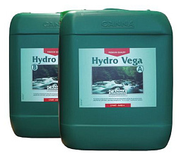 CANNA Hydro Vega A+B 5 л (hard water) Удобрения минеральные для стадии вегетации для гидропоники