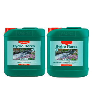 CANNA Hydro Flores A+B 5 л (hard water) Удобрения минеральные для стадии цветения для гидропоники