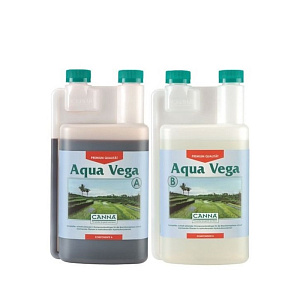 CANNA  Aqua Vega A+B 1 л Удобрения минеральные для стадии вегетации для гидропонных систем реверсивного типа CANNA  Aqua Vega A+B 1 л Удобрения минеральные для стадии вегетации для гидропонных систем реверсивного типа