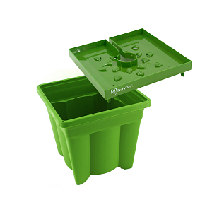  FloraFlex PotPro 6 дюймов на 3,7 л с крышка FloraCap v2,0