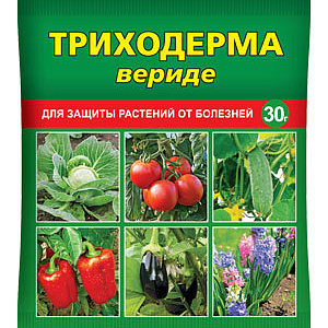 Триходерма вериде 30 г Препарат для защиты растений
