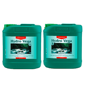 CANNA Hydro Vega A+B 5 л (soft water) Удобрения минеральные для стадии вегетации для гидропоники