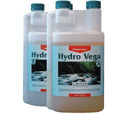 CANNA Hydro Vega A+B 1 л (hard water) Удобрения минеральные для стадии вегетации для гидропоники