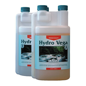 CANNA Hydro Vega A+B 1 л (hard water) Удобрения минеральные для стадии вегетации для гидропоники