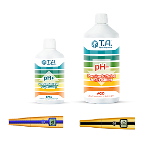Terra Aquatica® Комплект регуляторов pH+ 0.5л и pH- 1 л, SanXin® Приборы pH и EC