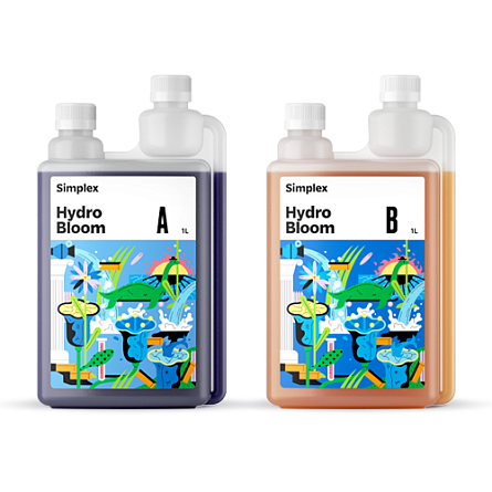 Simplex Hydro Bloom A+B 1 л Удобрения для гидропоники для стадии цветения