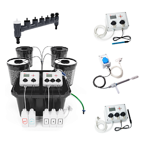 АкваПот E-MODE 4 + Регулятор pH  + Регулятор EC + SensiRoom LVL + Пробоотборник для Растворного бака