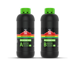 Rastea Eco-Hydro Vega A+B 1 л Удобрение минеральное для стадии вегетации для гидропоники