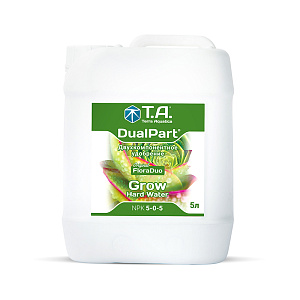 Terra Aquatica (GHE) DualPart Grow HW 5 л Удобрение минеральное для жёсткой воды