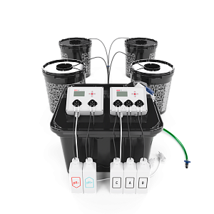 АкваПот E-MODE® 4 Гидропонная система с растворным баком (RWT), 170 л, 4 растения