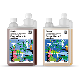 Simplex® ГидроВега А+Б (HydroVega A+B) 1 л Удобрения для гидропоники для стадии вегетации