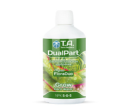 Terra Aquatica (GHE) DualPart Grow HW 0,5 л Удобрение минеральное для жёсткой воды Terra Aquatica (GHE) DualPart Grow HW 0,5 л Удобрение минеральное для жёсткой воды