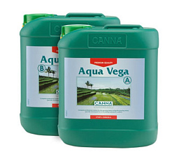 CANNA  Aqua Vega A+B 5 л Удобрения минеральные для стадии вегетации для гидропонных систем реверсивного типа