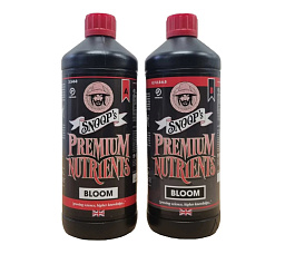 Snoop's Premium Nutrients Bloom A+B Hydro (Circulating) soft water 1 л Удобрения для гидропоники Snoop's Premium Nutrients Bloom A+B Hydro (Circulating) soft water 1 л Удобрения для гидропоники