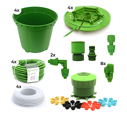 FloraFlex капельный полив на 4 растения (PotPro | 11,3 л)