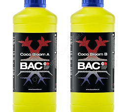 BAC Coco Bloom A+B 1 л Удобрения минеральные для стадии вегетации для кокосового субстрата