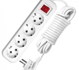 UNIVersal S-304 Удлинитель с выключателем (4 розетки) 5м