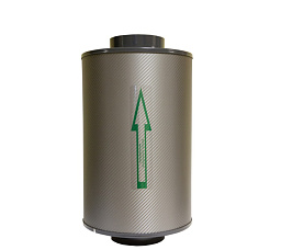 Клевер Канальный угольный фильтр - П 250 м3 /100 мм 