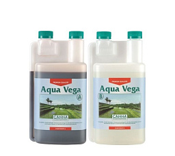 CANNA  Aqua Vega A+B 1 л Удобрения минеральные для стадии вегетации для гидропонных систем реверсивного типа