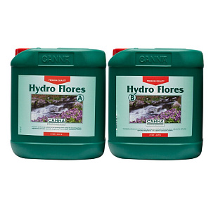 CANNA Hydro Flores A+B 5 л (soft water) Удобрения минеральные для стадии цветения для гидропоники