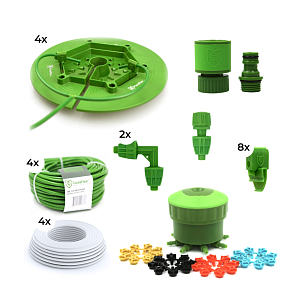 FloraFlex капельный полив на 4 растения (без горшков / крышки FloraCap Round)