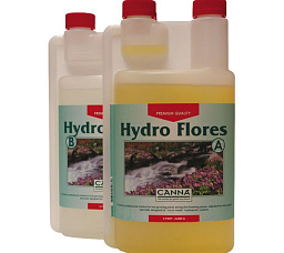 CANNA Hydro Flores A+B 1 л (hard water) Удобрения минеральные для стадии цветения для гидропоники