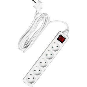 UNIVersal S-305 Удлинитель с выключателем (5 розеток) 4,5м