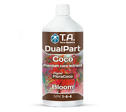 Terra Aquatica (GHE) DualPart Coco Bloom 1 л Удобрение минеральное для кокосового субстрата Terra Aquatica (GHE) DualPart Coco Bloom 1 л Удобрение минеральное для кокосового субстрата