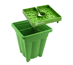FloraFlex PotPro | 8" высокое 7,5 л и крышка FloraCap v3.0 | 8"