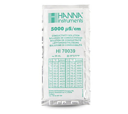 Калибровочный раствор 5000 μS/cm Hanna 20 мл Калибровочный раствор 5000 μS/cm Hanna 20 мл