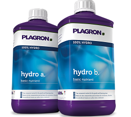 Plagron® "Гидро А+Б" Удобрения минеральные для гидропоники 1 л (Hydro A+B) (t*)