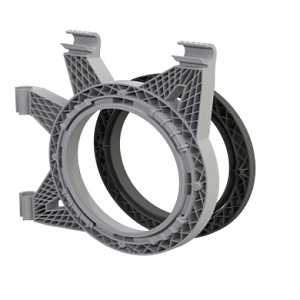 Secret Jardin Канальный фланец для гроутента с трубками, d=16 мм