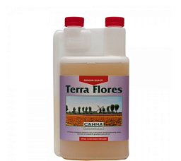 CANNA Terra Flores 1 л Удобрение органоминеральное для стадии цветения для почвосмесей