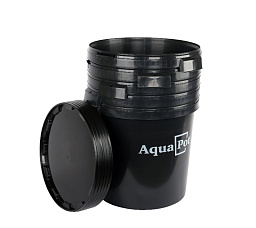 AquaPot Емкость с крышкой черная 30 л