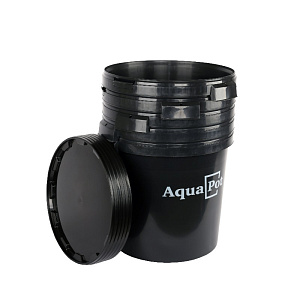 AquaPot Емкость с крышкой черная 30 л