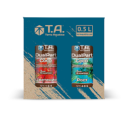 Terra Aquatica DualPart Coco® Набор минеральных удобрений для кокосового субстрата 0,5 л (Set)