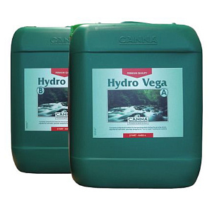 CANNA Hydro Vega A+B 5 л (hard water) Удобрения минеральные для стадии вегетации для гидропоники