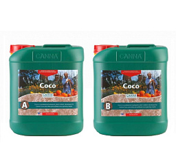 CANNA Coco A+B 5 л Удобрения минеральные для кокосового субстрата