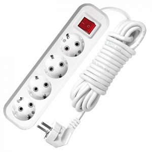 UNIVersal S-304 Удлинитель с выключателем (4 розетки) 5м